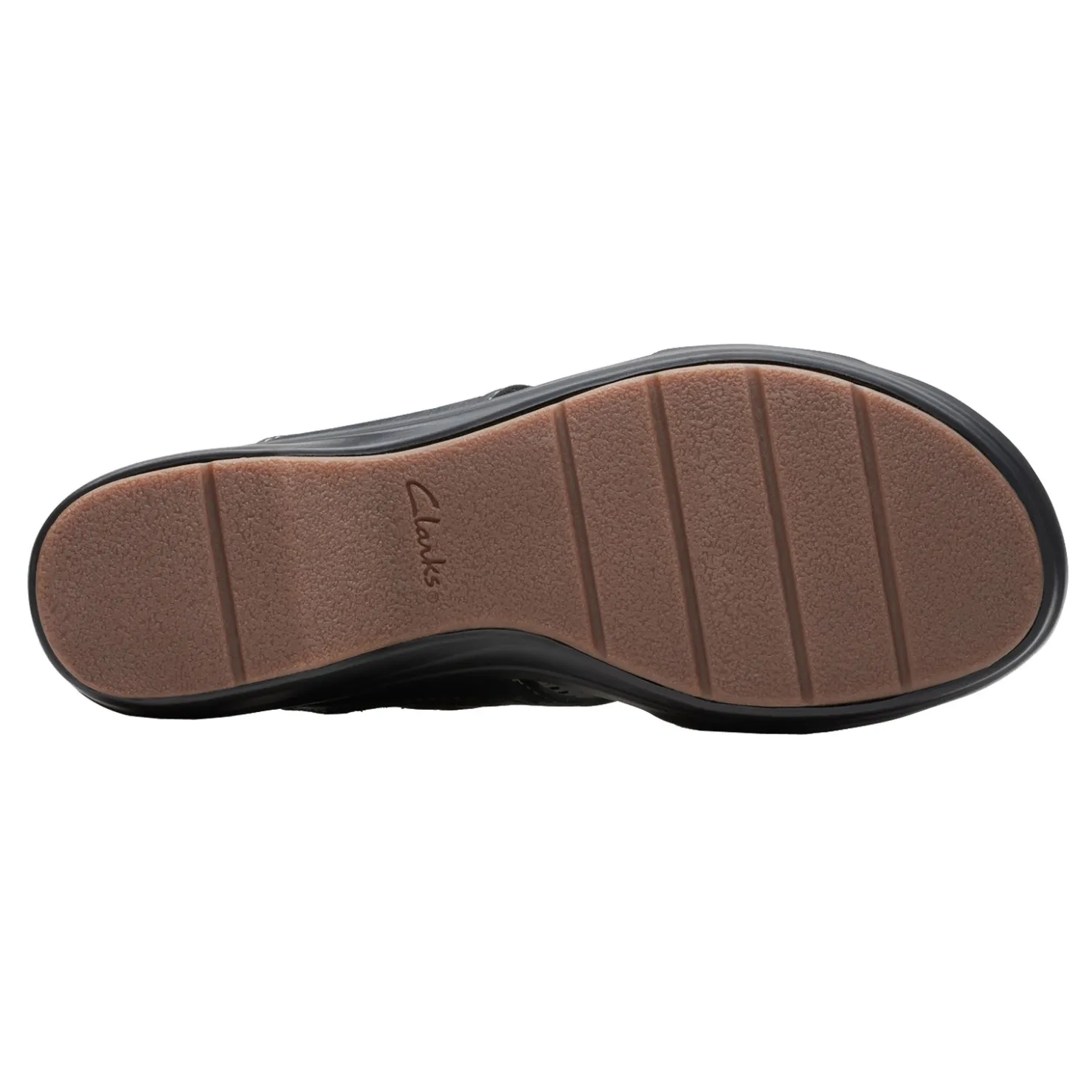 Heeled Sandals*Clarks Women's , Tuleah Sun Sandal Black Leather