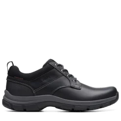 Oxfords*Clarks Women's , Walpath Low Lace-Up Black