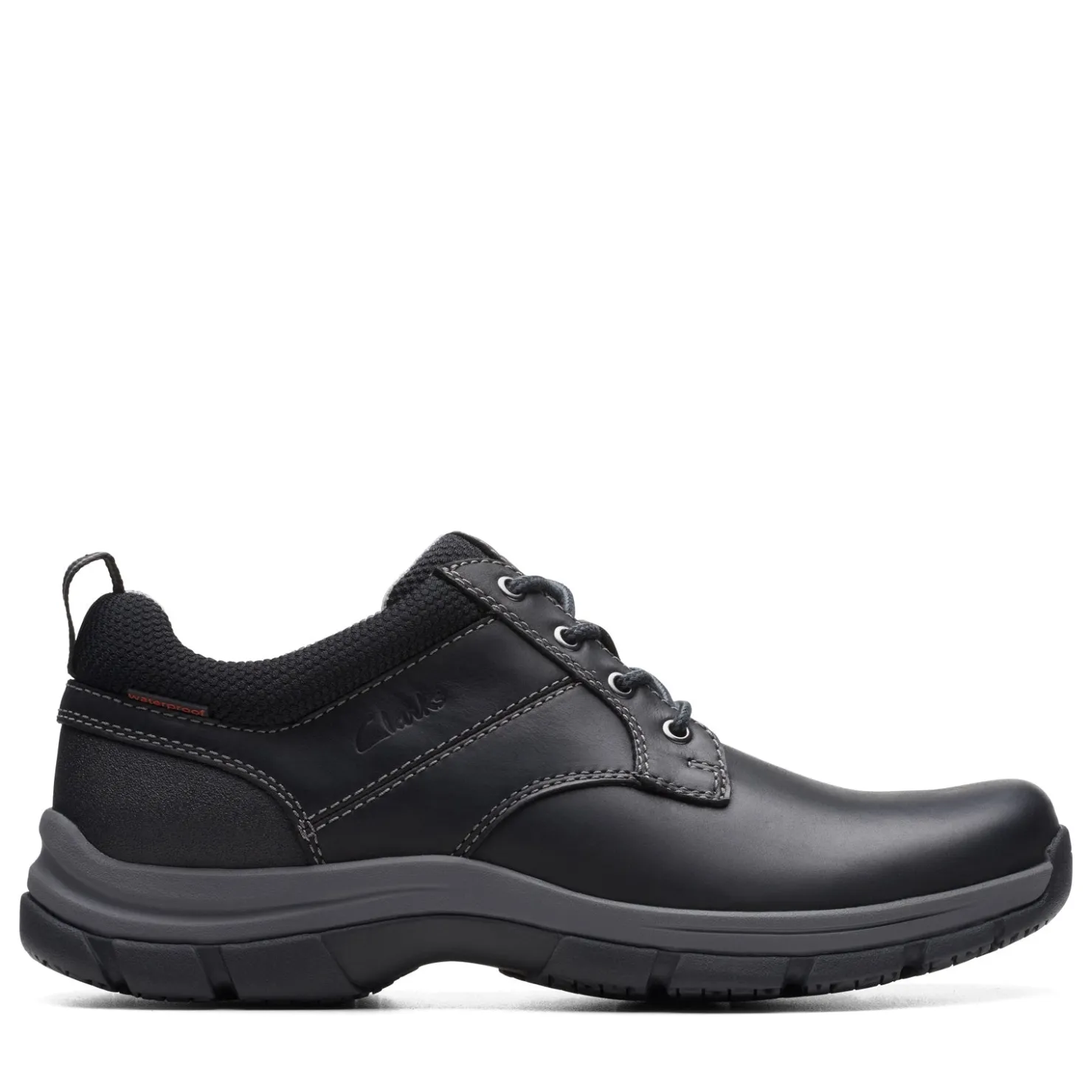 Oxfords*Clarks Women's , Walpath Low Lace-Up Black