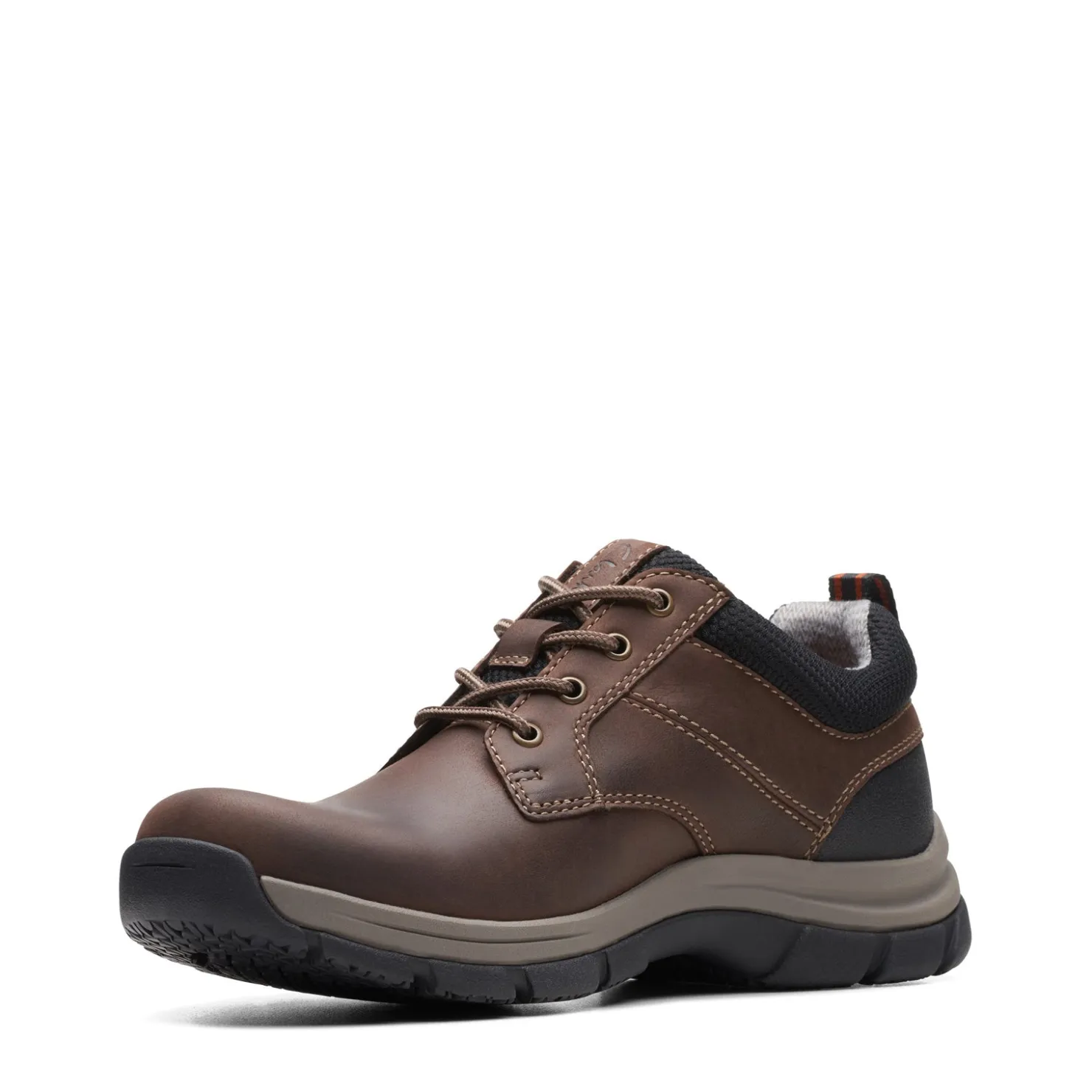 Oxfords*Clarks Women's , Walpath Low Lace-Up Brown