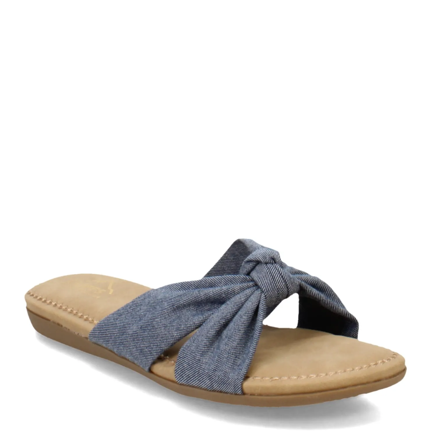 Footbed Sandals*Cliffs by White Mountain Women's , Favorite Sandal Denim Blue