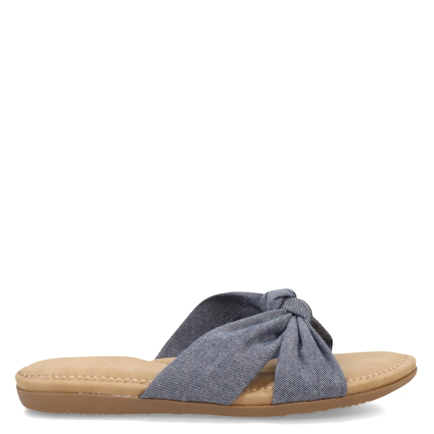 Footbed Sandals*Cliffs by White Mountain Women's , Favorite Sandal Denim Blue
