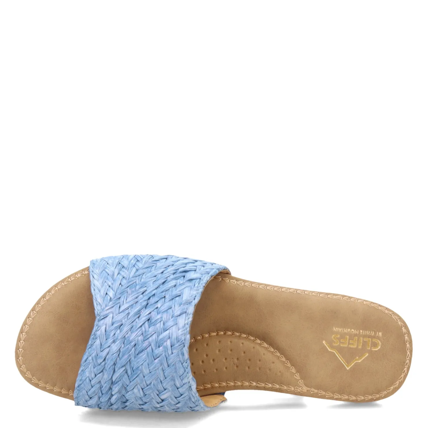 Footbed Sandals*Cliffs by White Mountain Women's , Flawless Sandal Blue