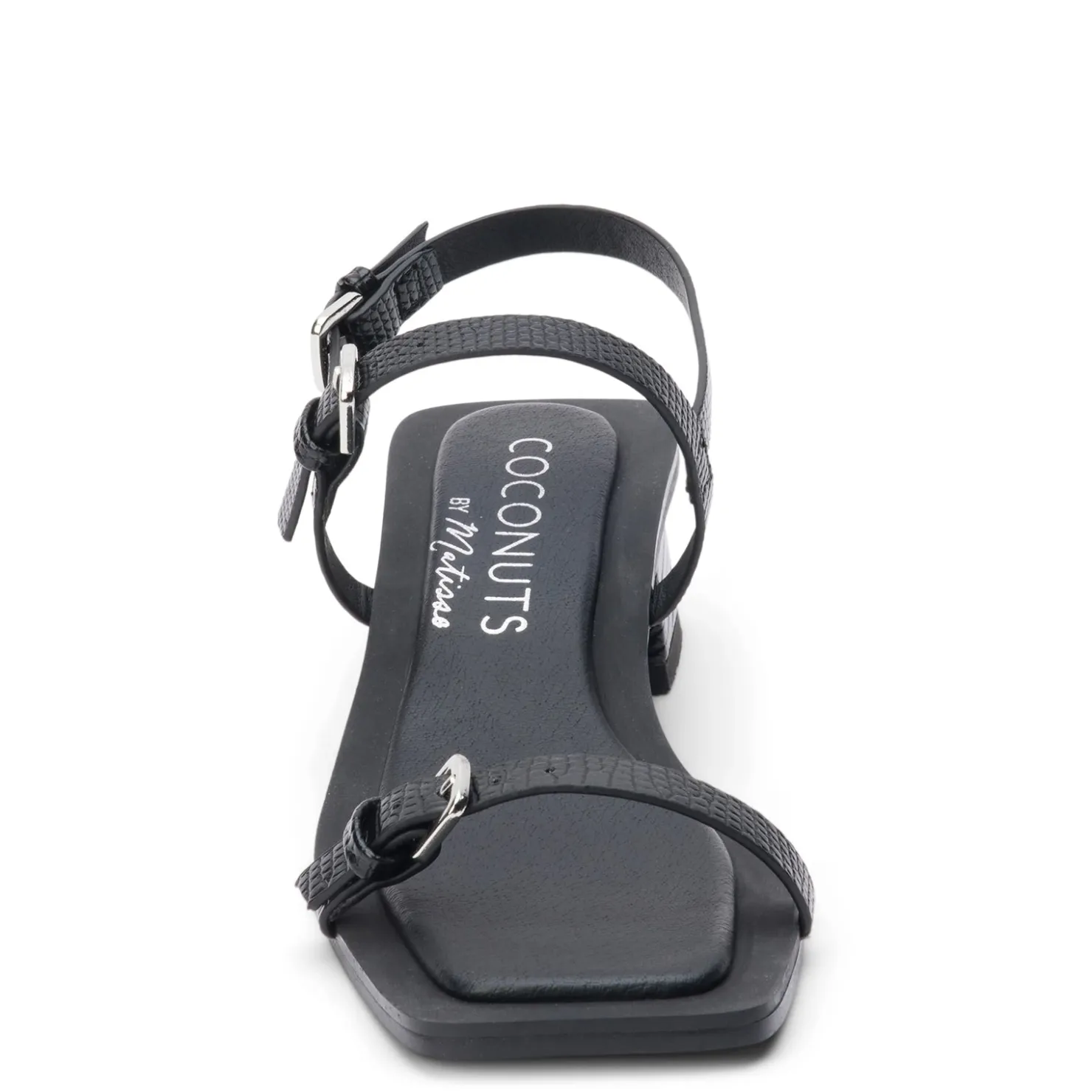 Heeled Sandals*Matisse Women's Coconuts By , Maya Sandal Black Lizard