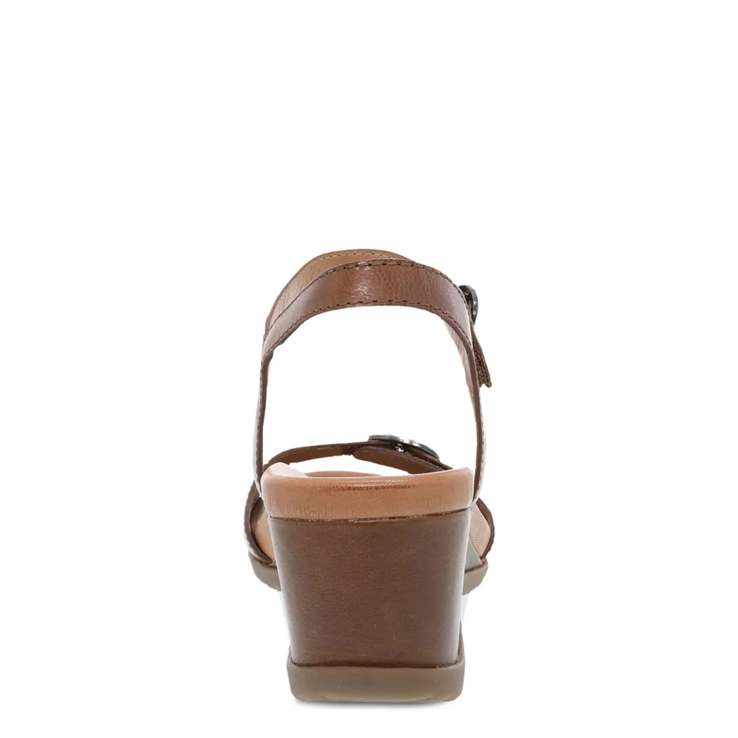 Wedges*Dansko Women's , Arielle Sandal Tan Glazed Leather