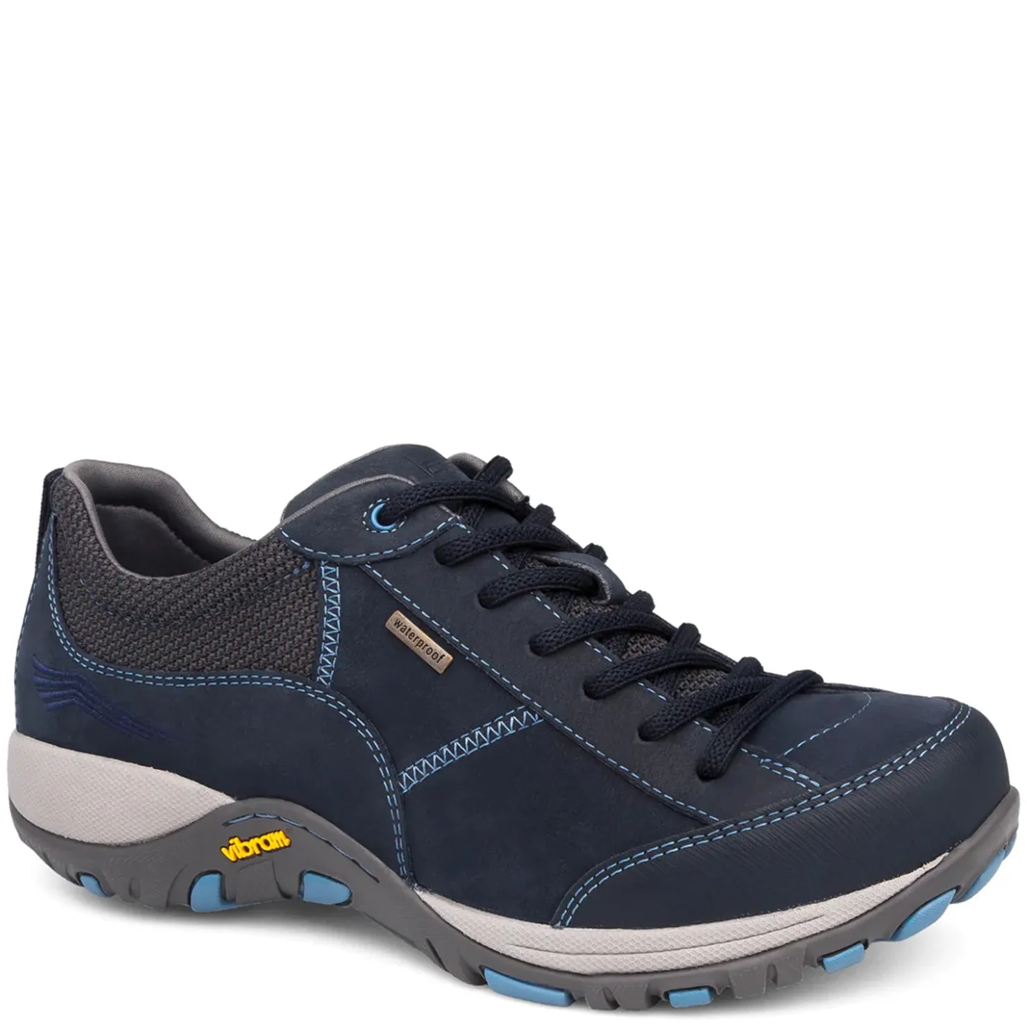 Walking*Dansko Women's , Paisley Walking Shoe - Wide Width Navy
