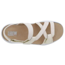 Footbed Sandals*Drew Shoes Women's Drew, Serenity Sandal Cream