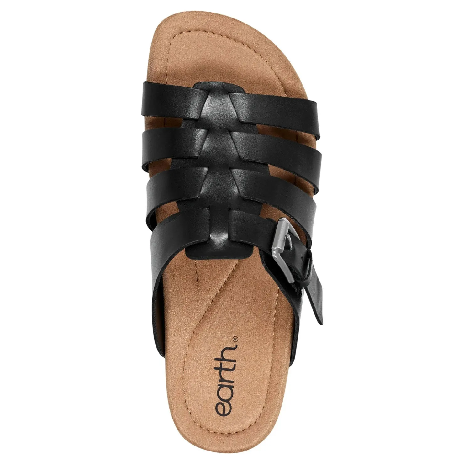 Footbed Sandals*Earth Women's , Eresa Sandal Black