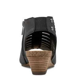 Footbed Sandals*Earth Women's , Hana 3 Sandal Black