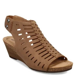 Footbed Sandals*Earth Women's , Hana 3 Sandal Cognac