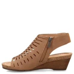 Footbed Sandals*Earth Women's , Hana 3 Sandal Cognac