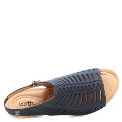 Wedges*Earth Women's , Hana 3 Sandal Navy