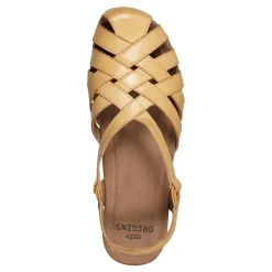 Footbed Sandals*Earth Origins Women's , Berri Sandal Yellow