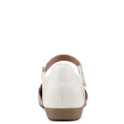 Footbed Sandals*Earth Origins Women's , Bronnie Flat Cream