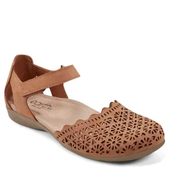 Footbed Sandals*Earth Origins Women's , Bronnie Flat Cognac