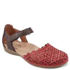 Footbed Sandals*Earth Origins Women's , Bronnie Flat Pink Coral