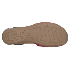 Footbed Sandals*Earth Origins Women's , Bronnie Flat Pink Coral