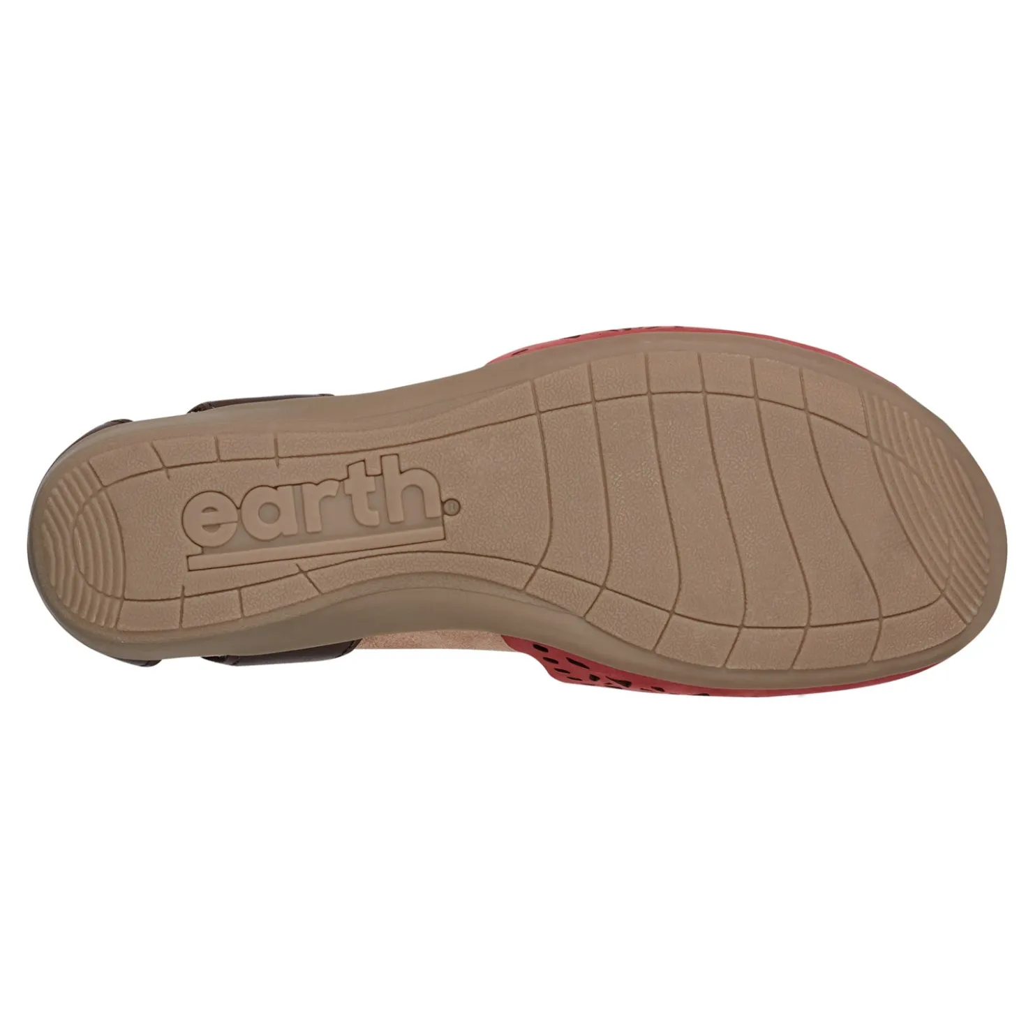 Footbed Sandals*Earth Origins Women's , Bronnie Flat Pink Coral