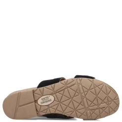 Footbed Sandals*Earth Origins Women's , Lyndon Luna Sandal Black Suede