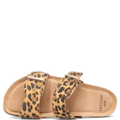 Footbed Sandals*Earth Origins Women's , Orra Slide Brown