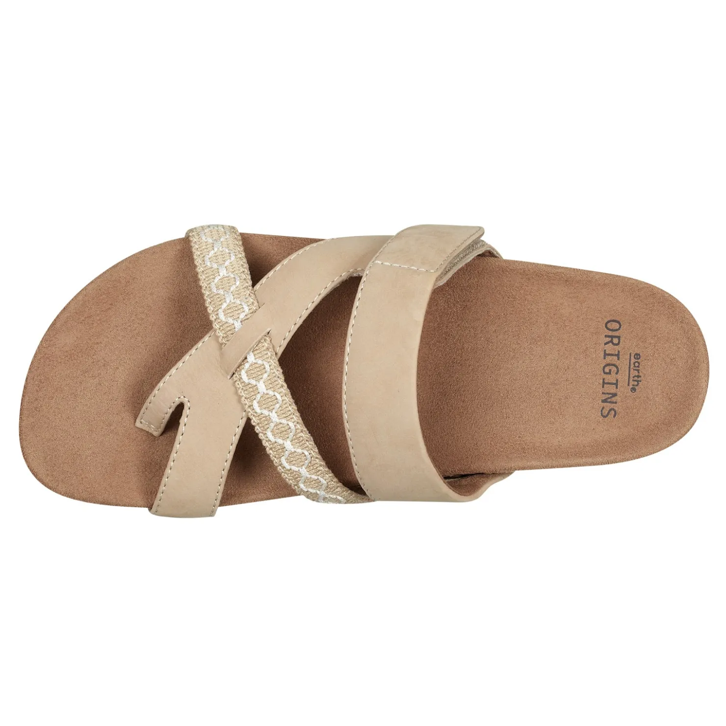 Footbed Sandals*Earth Origins Women's , Ossi Sandal Wheat