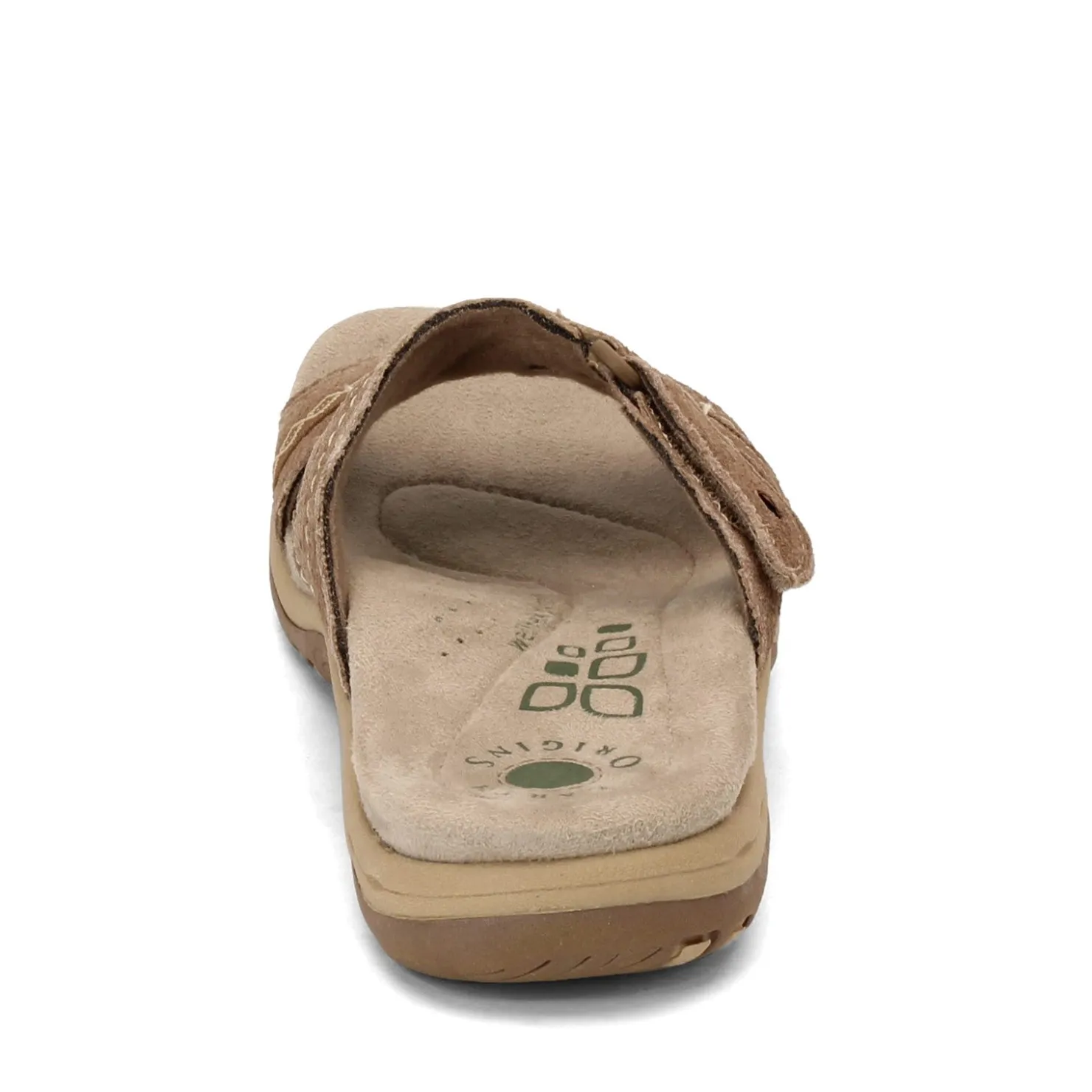 Footbed Sandals*Earth Origins Women's , Sizzle Slide Sandal Brown