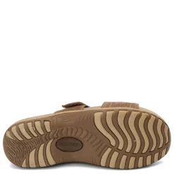 Footbed Sandals*Earth Origins Women's , Sizzle Slide Sandal Brown