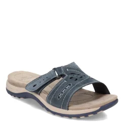 Footbed Sandals*Earth Origins Women's , Sizzle Slide Sandal Navy