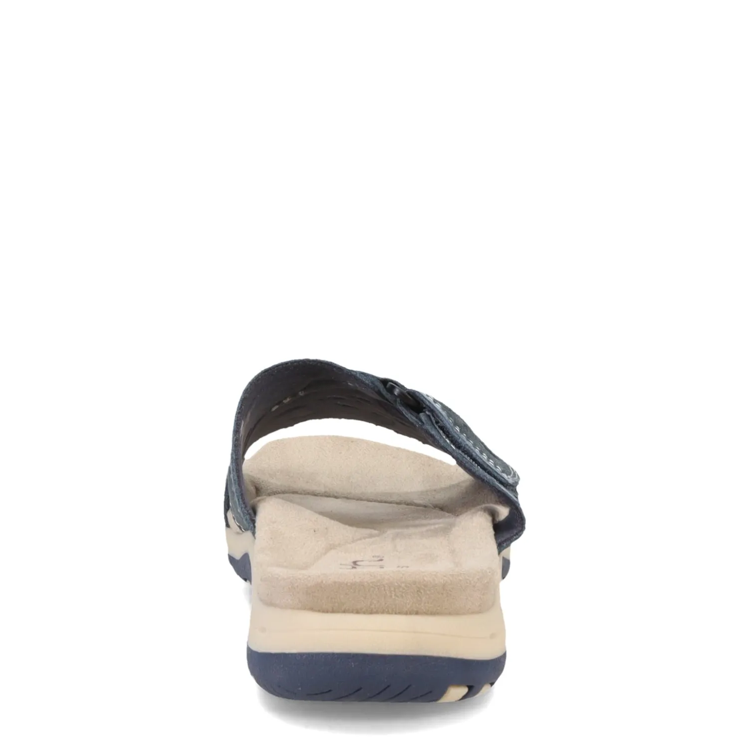 Footbed Sandals*Earth Origins Women's , Sizzle Sandal Navy Blue Suede