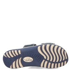 Footbed Sandals*Earth Origins Women's , Sizzle Sandal Navy Blue Suede