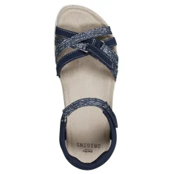 Footbed Sandals*Earth Origins Women's , Sofia Sandal Navy