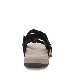 Footbed Sandals*Earth Origins Women's , Sophie Sandal Black Suede