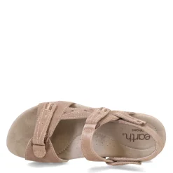 Footbed Sandals*Earth Origins Women's , Sophie Sandal Light Brown