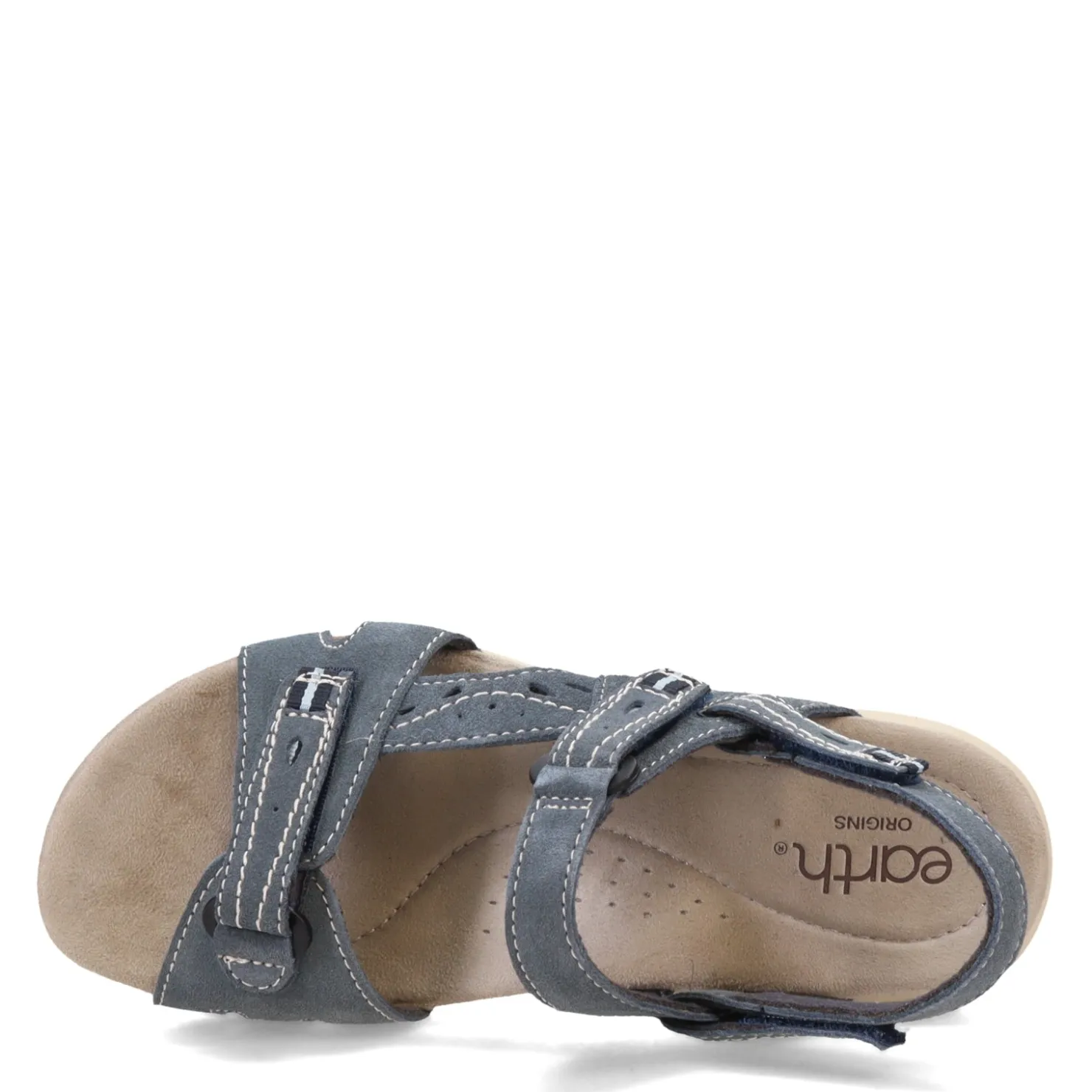 Footbed Sandals*Earth Origins Women's , Sophie Sandal Medium Blue