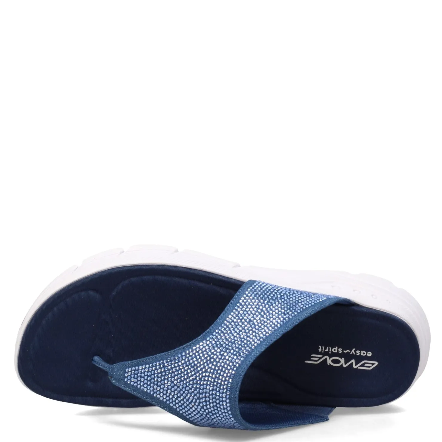 Flip Flops*Easy Spirit Women's , Moon Emove Sandal Dark Blue