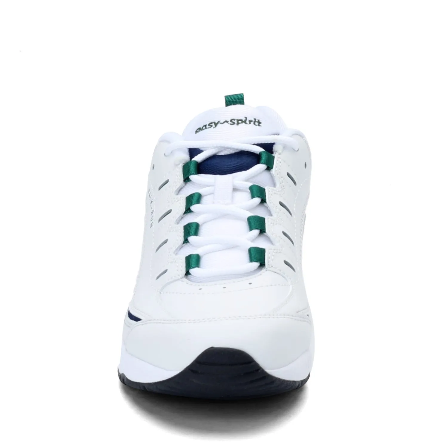 Walking*Easy Spirit Women's , Romy Walking Shoe White Navy Green