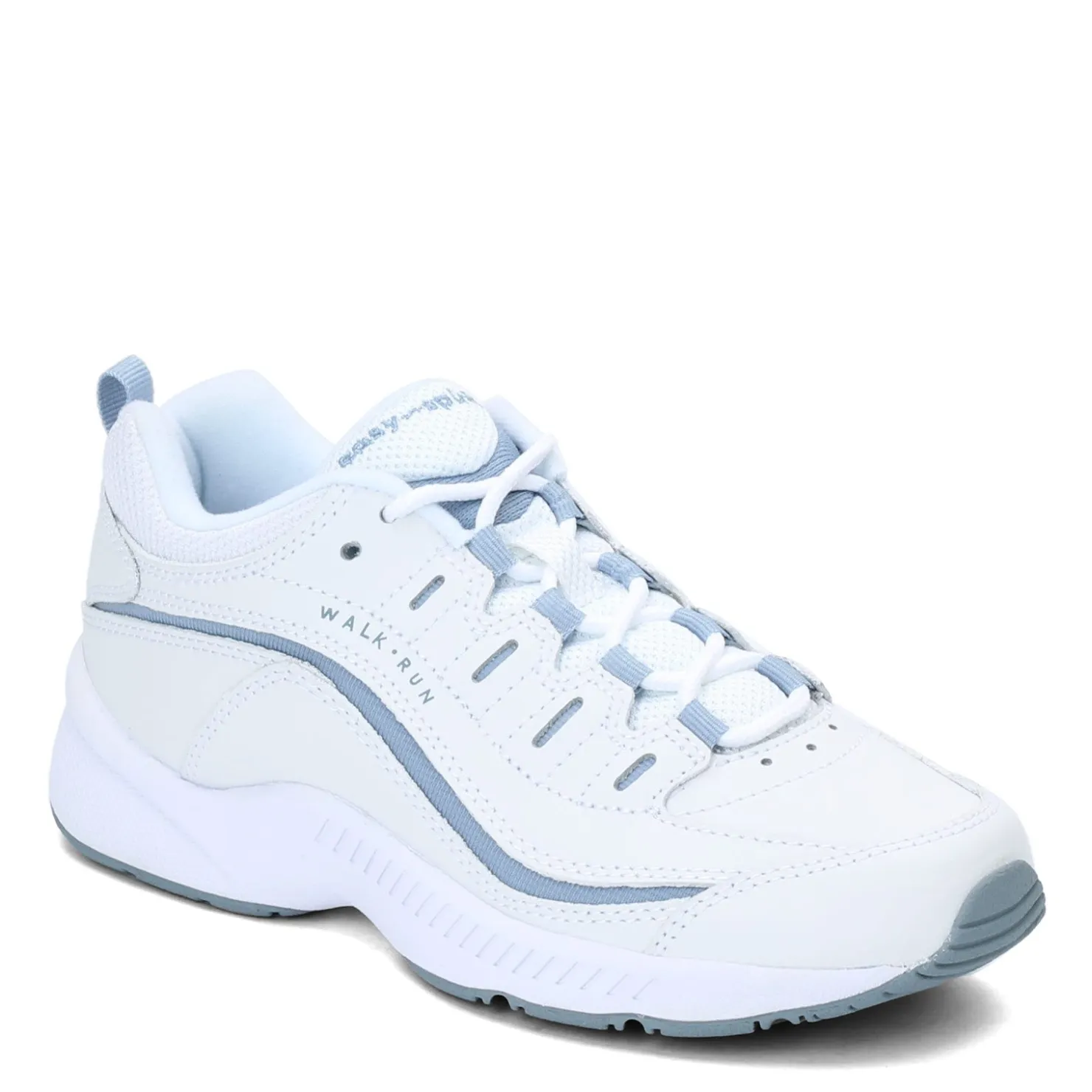 Walking*Easy Spirit Women's , Romy Walking Shoe White Lt Blue
