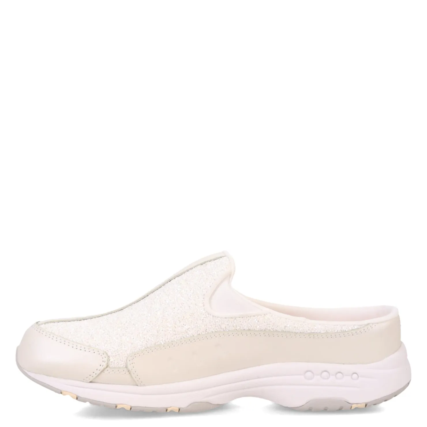 Walking*Easy Spirit Women's , Traveltime Classic Clog Ivory Multi Textured