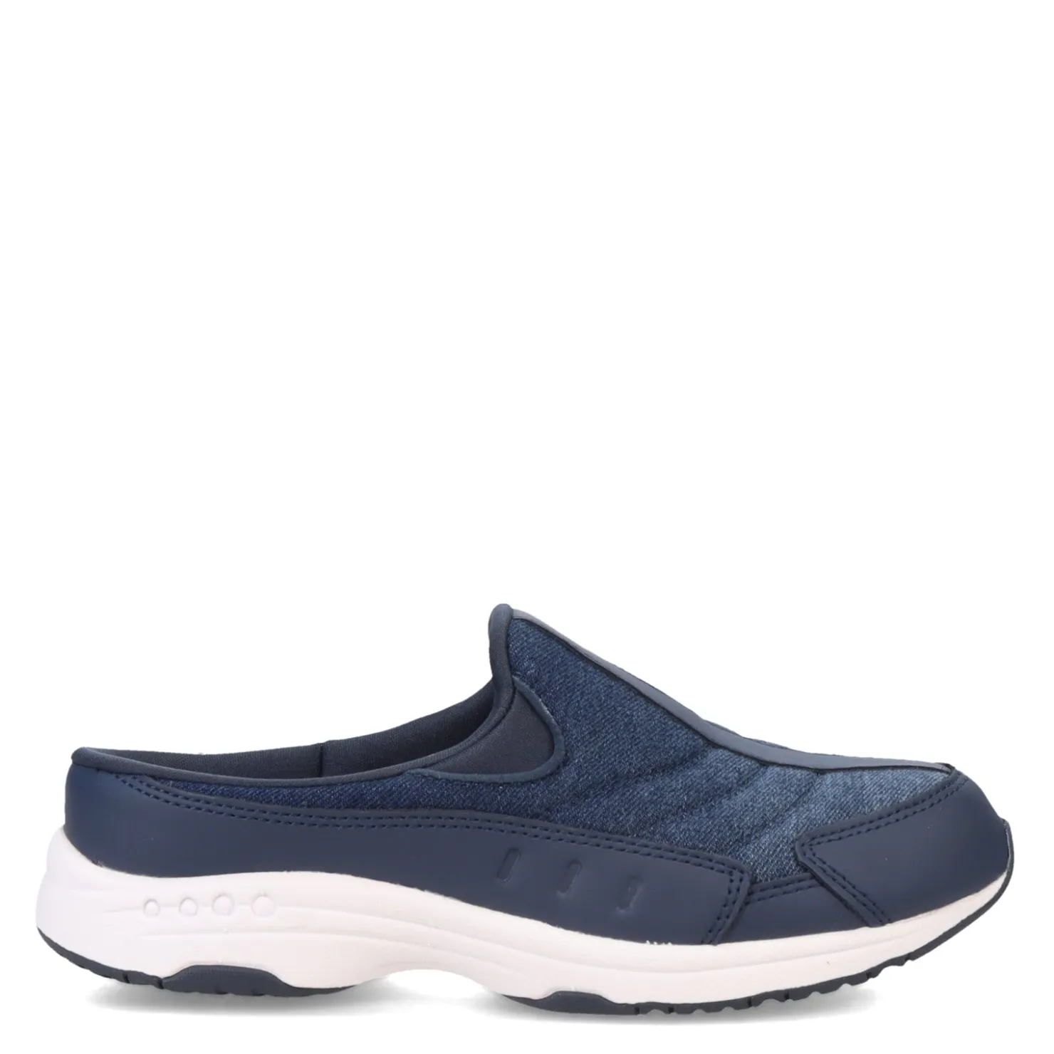 Walking*Easy Spirit Women's , Traveltime Classic Clog Dark Navy Blue Multi