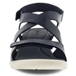 Wedges*ECCO Women's , Felicia Cross Sandal Blue