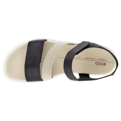Footbed Sandals*ECCO Women's , Flowt 2 Band Sandal Black