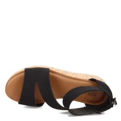 Wedges*Eurosoft by Sofft Women's , Franci Sandal Black