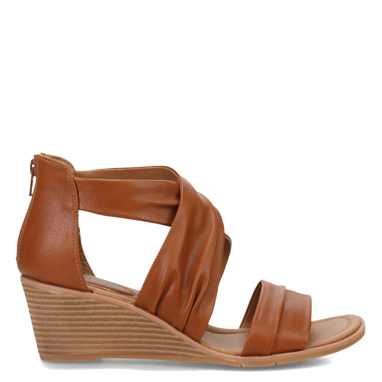 Wedges*Eurosoft by Sofft Women's , Ginnifer Sandal Brown