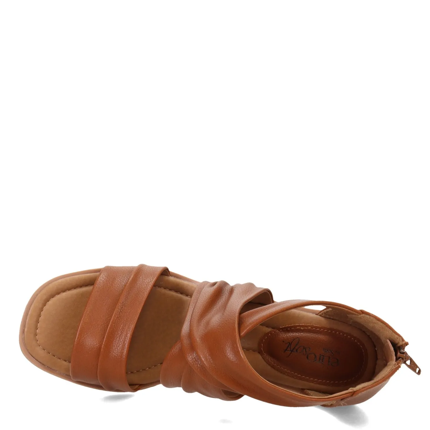 Wedges*Eurosoft by Sofft Women's , Ginnifer Sandal Brown