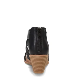 Wedges*Eurosoft by Sofft Women's , Ginnifer Sandal Black