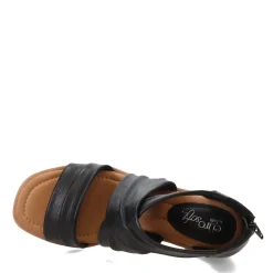 Wedges*Eurosoft by Sofft Women's , Ginnifer Sandal Black