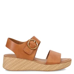 Wedges*Eurosoft by Sofft Women's , Finnly Sandal Medium Brown