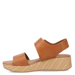 Wedges*Eurosoft by Sofft Women's , Finnly Sandal Medium Brown
