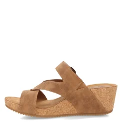 Wedges*Eurosoft by Sofft Women's , Emrie Sandal Luggage