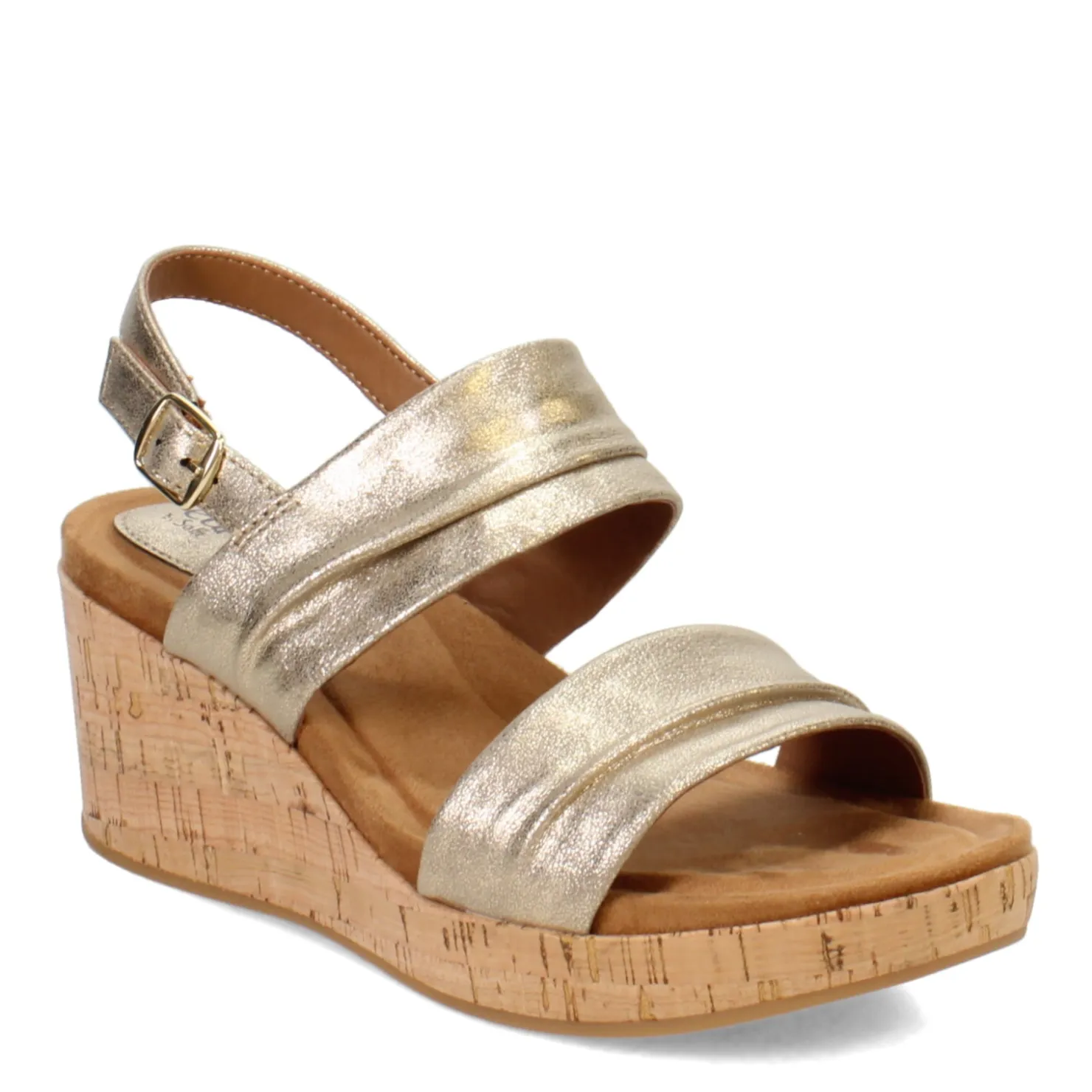 Wedges*Eurosoft by Sofft Women's , Kahley Sandal Gold